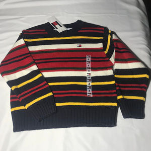 Tommy Hilfiger boys striped sweater size 4 NWT